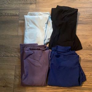 Lularoe leggings, solids, set of 4